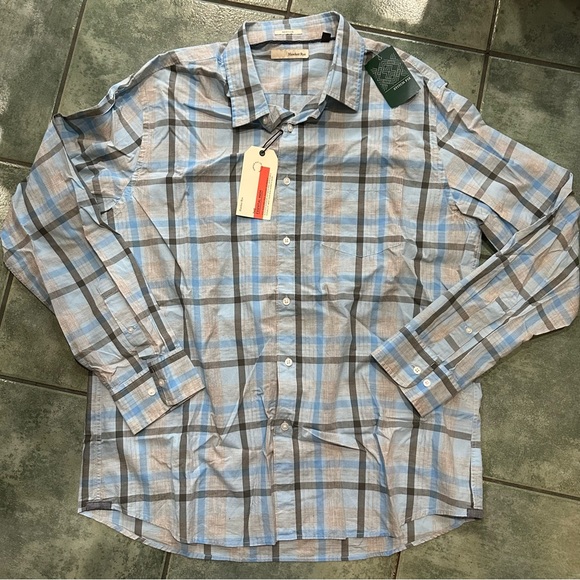 hawker rye Shirts Hawker Rye Button Front Plaid Dress Shirt Nwtsize